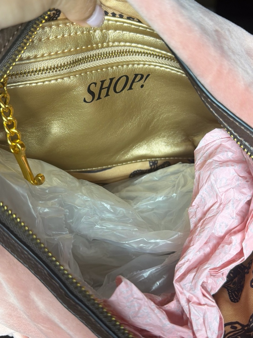 Juicy Couture Dusty Pink Hobo Daydreamer Shoulder Bag - Picture 6 of 7